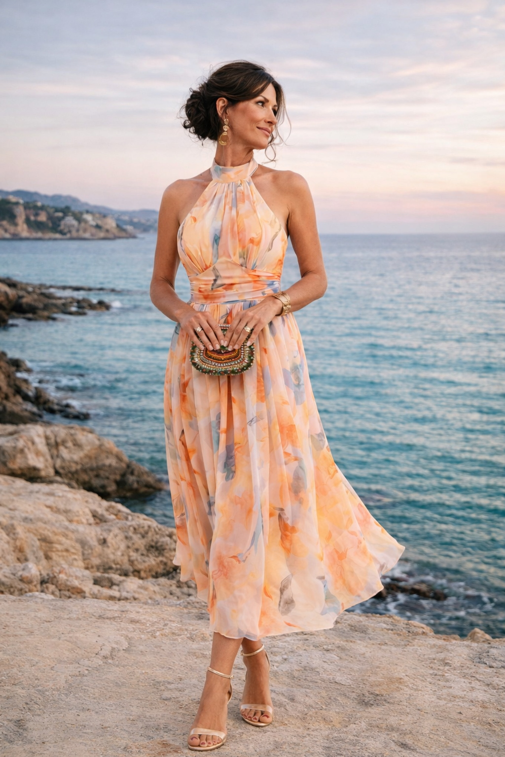 Erica | Abito con collo all'americana