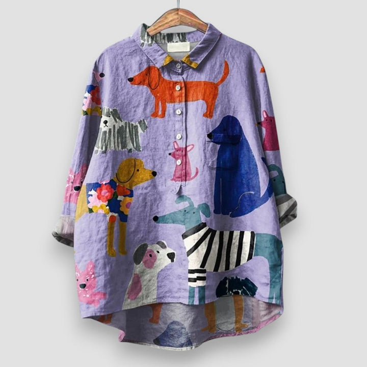 Rosita | Blusa con stampa fantasia