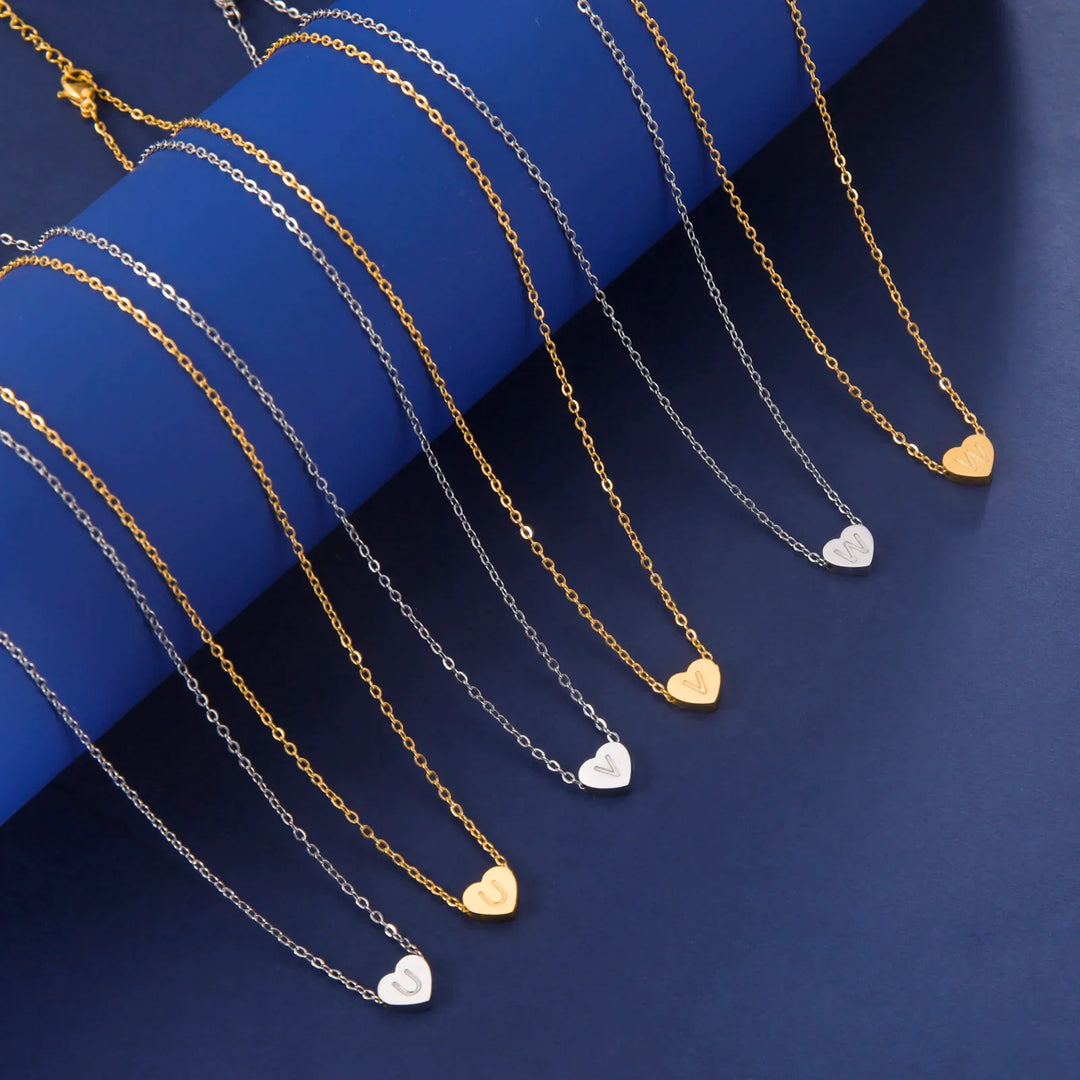 Choker Iniziale a Cuore Senza Tempo