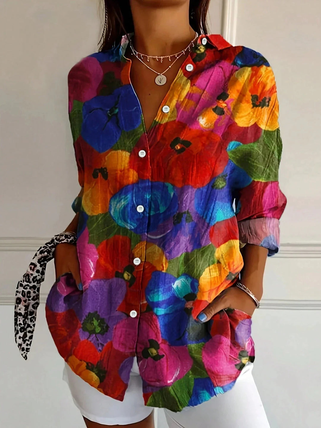 Pia | Blusa floreale dalla caduta fluida