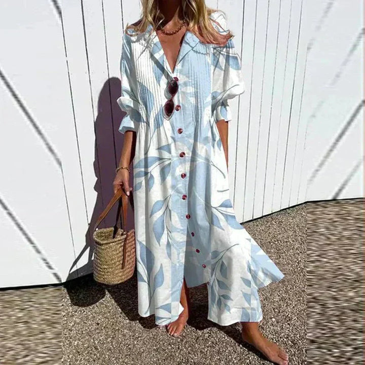 Marina | Abito midi boho floreale