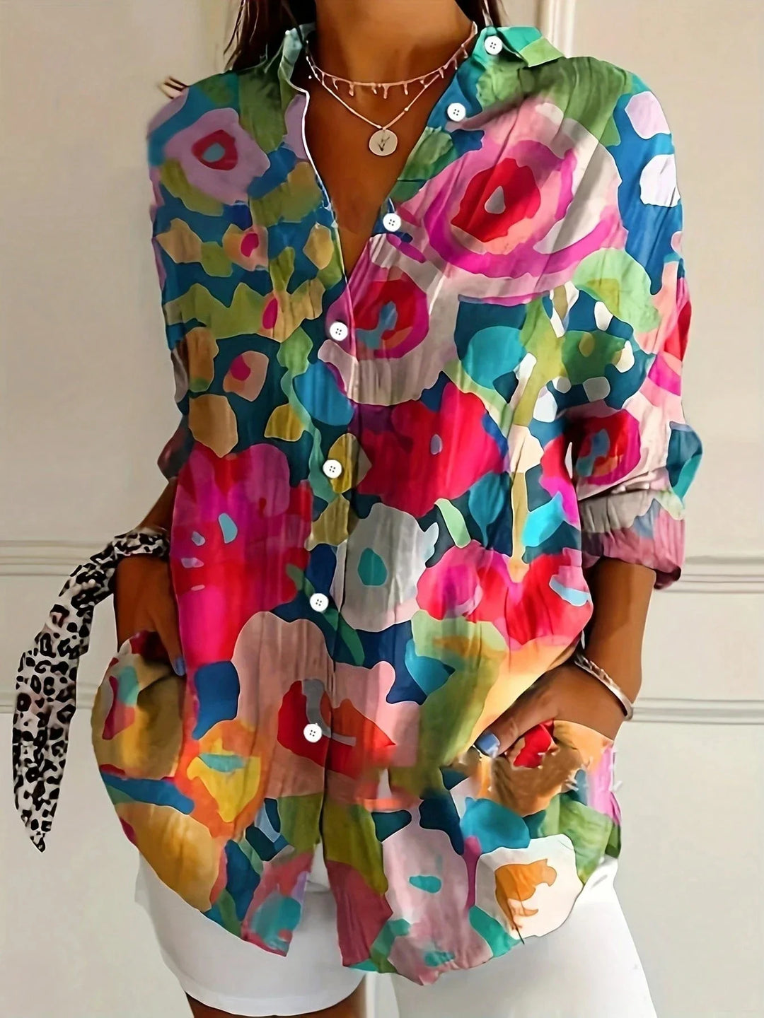 Pia | Blusa floreale dalla caduta fluida