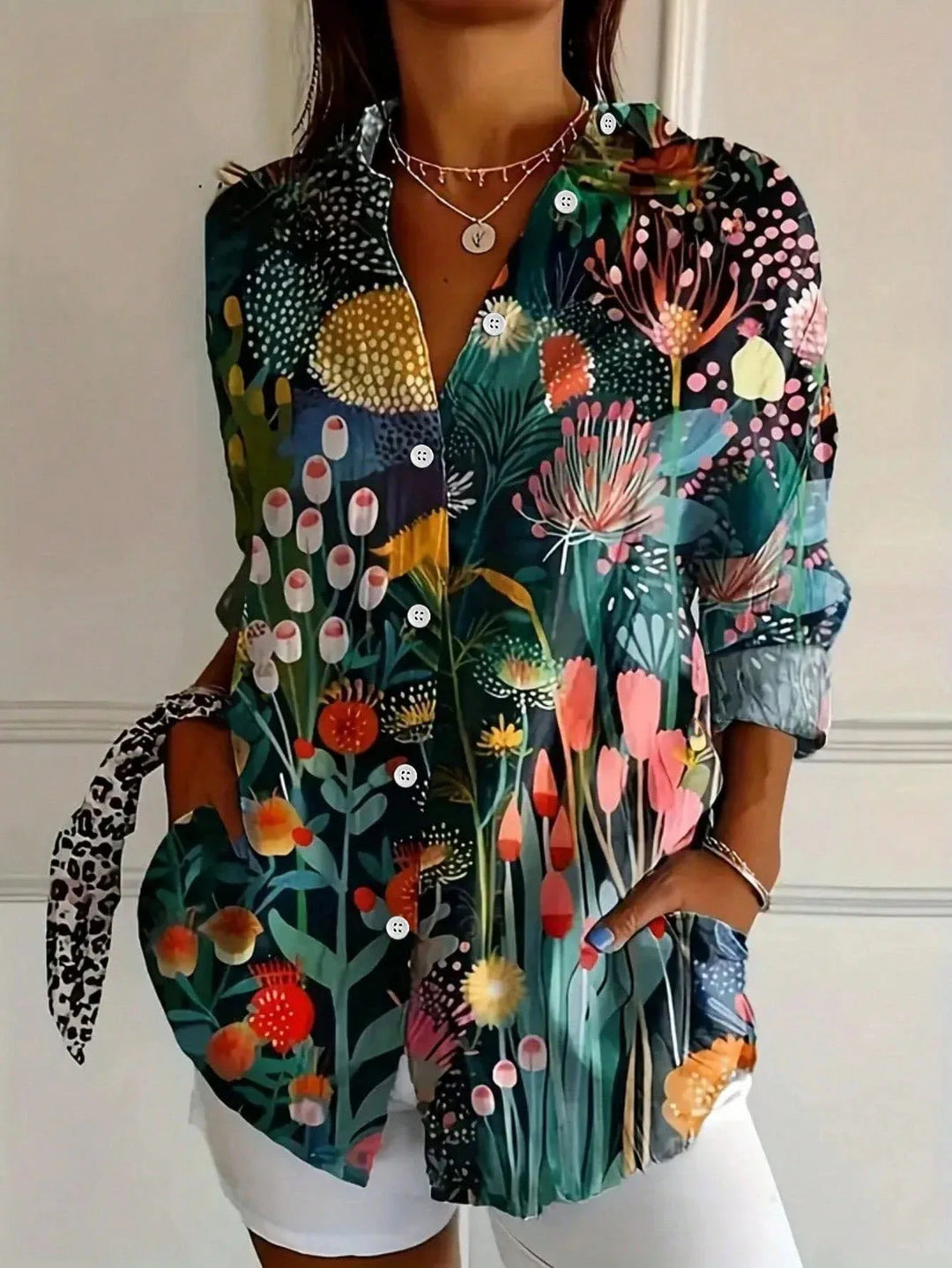 Pia | Blusa floreale dalla caduta fluida