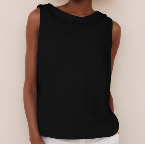 Lea | Top in jersey con collo avvolgente