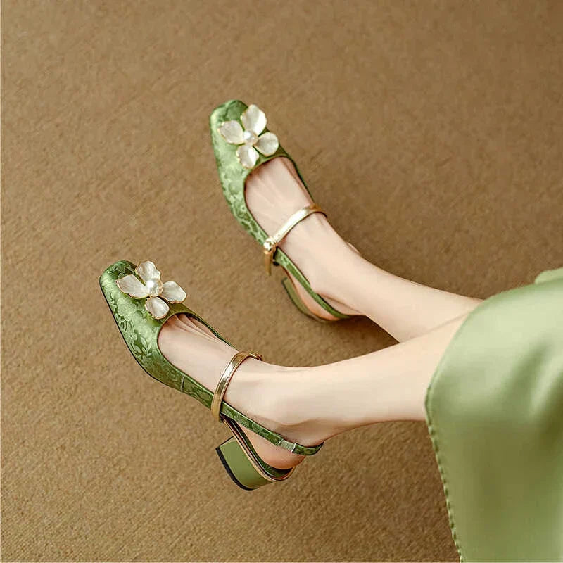 Maria Apollonia | Slingback Donna con Tacco Largo