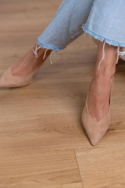 Anastasia slingback donna a punta con tacco a spillo e cinturino elastico, foto 5