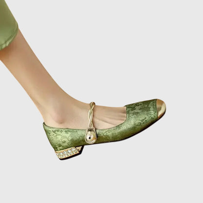 Annina scarpe mary jane donna con punta quadrata e tacco basso, foto 4