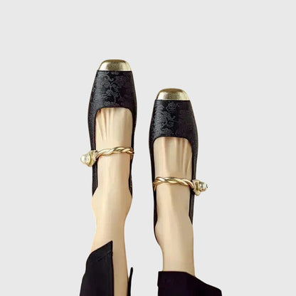 Annina scarpe mary jane donna con punta quadrata e tacco basso, foto 8