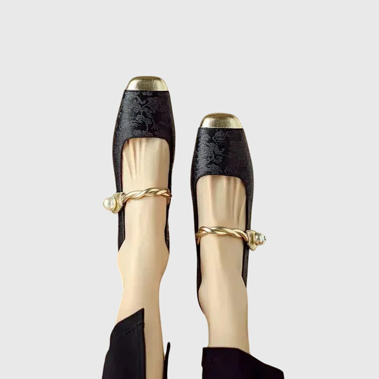 Annina scarpe mary jane donna con punta quadrata e tacco basso, foto 8