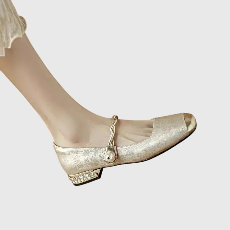 Annina scarpe mary jane donna con punta quadrata e tacco basso, foto 9