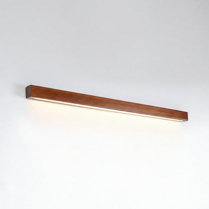 Applique da specchio moderna in legno dal design sottile e minimalista