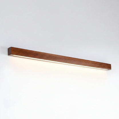 Applique da specchio moderna in legno dal design sottile e minimalista