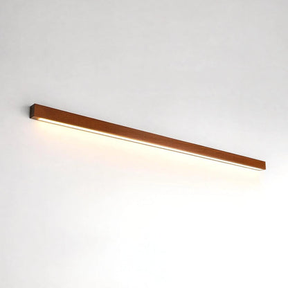 Applique da specchio moderna in legno dal design sottile e minimalista