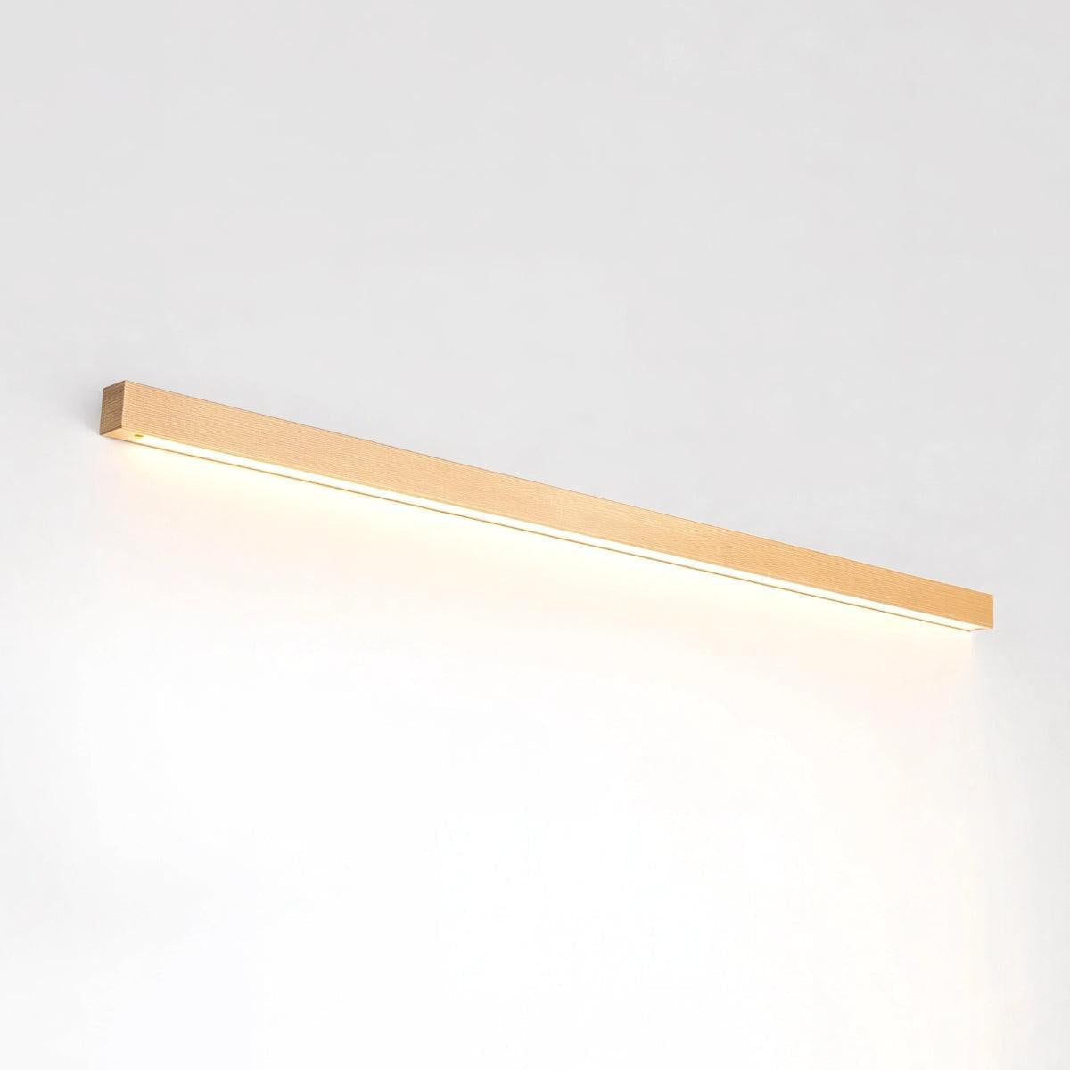 Applique da specchio moderna in legno dal design sottile e minimalista
