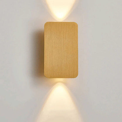 Applique LED rettangolare a doppia emissione, nordica minimalista