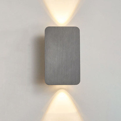Applique LED rettangolare a doppia emissione, nordica minimalista