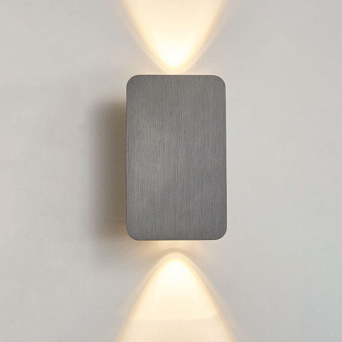 Applique LED rettangolare a doppia emissione, nordica minimalista