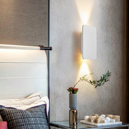 Applique LED rettangolare a doppia emissione, nordica minimalista