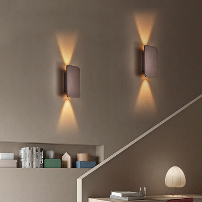 Applique LED rettangolare a doppia emissione, nordica minimalista