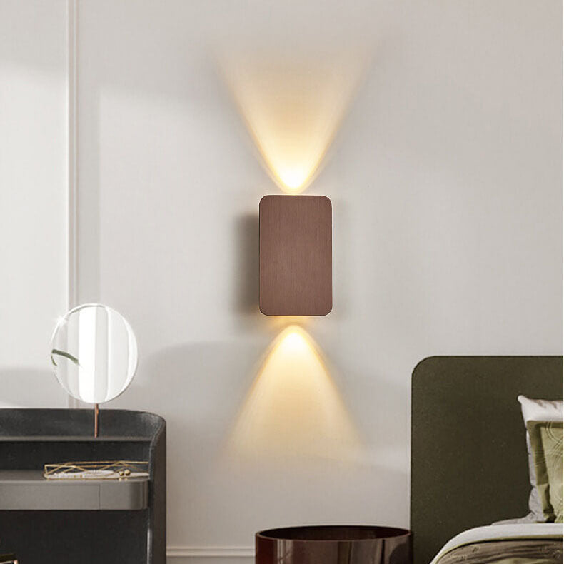 Applique LED rettangolare a doppia emissione, nordica minimalista