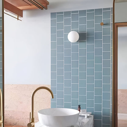 Applique minimalista in vetro tondo con LED G9
