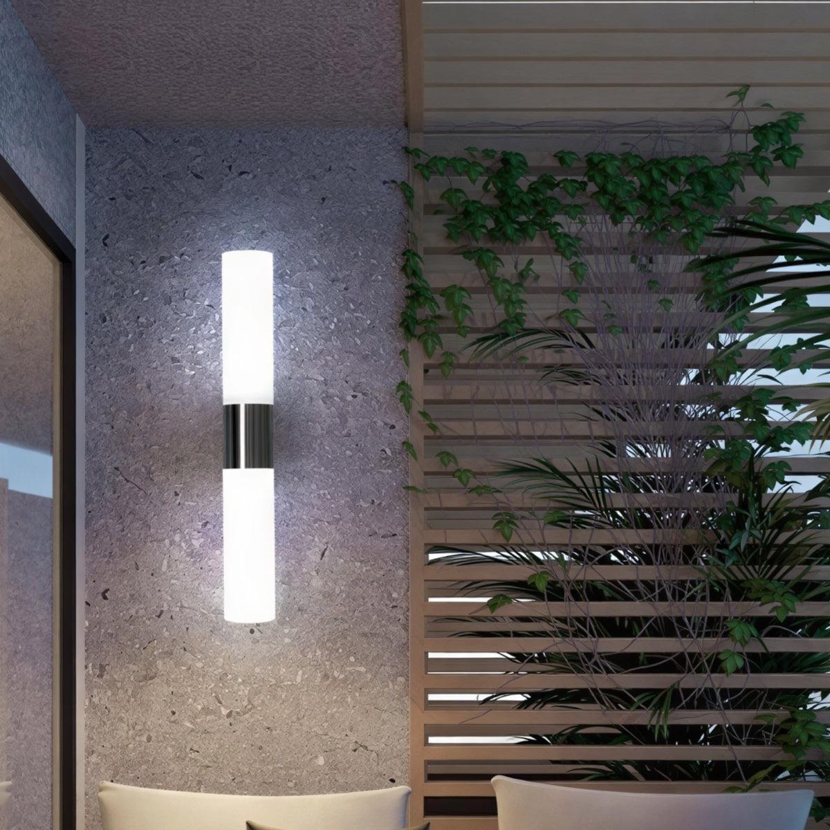 Applique moderna a doppia luce in metallo