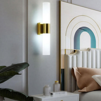 Applique moderna a doppia luce in metallo