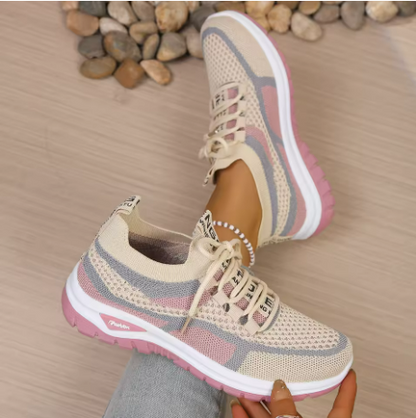 Camilla sneakers donna con lacci e collo a calza, foto 6