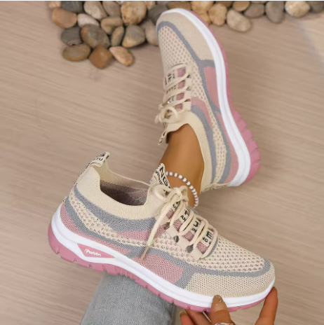 Camilla sneakers donna con lacci e collo a calza, foto 6