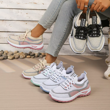 Camilla sneakers donna con lacci e collo a calza, foto 7