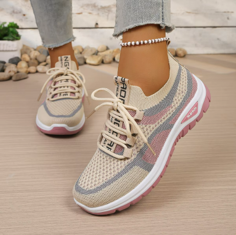 Camilla sneakers donna con lacci e collo a calza, foto 8