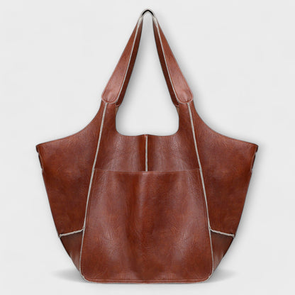 Chiarina borsa a spalla donna in similpelle con tasca frontale, foto 5