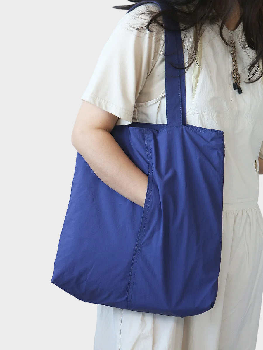 Clarice borsa shopper donna con tasca laterale e bustina staccabile, foto 3