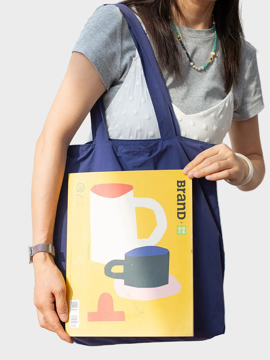 Clarice borsa shopper donna con tasca laterale e bustina staccabile, foto 6