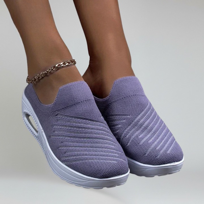 Clelia sneakers donna a calza con plateau e suola in gomma, foto 1