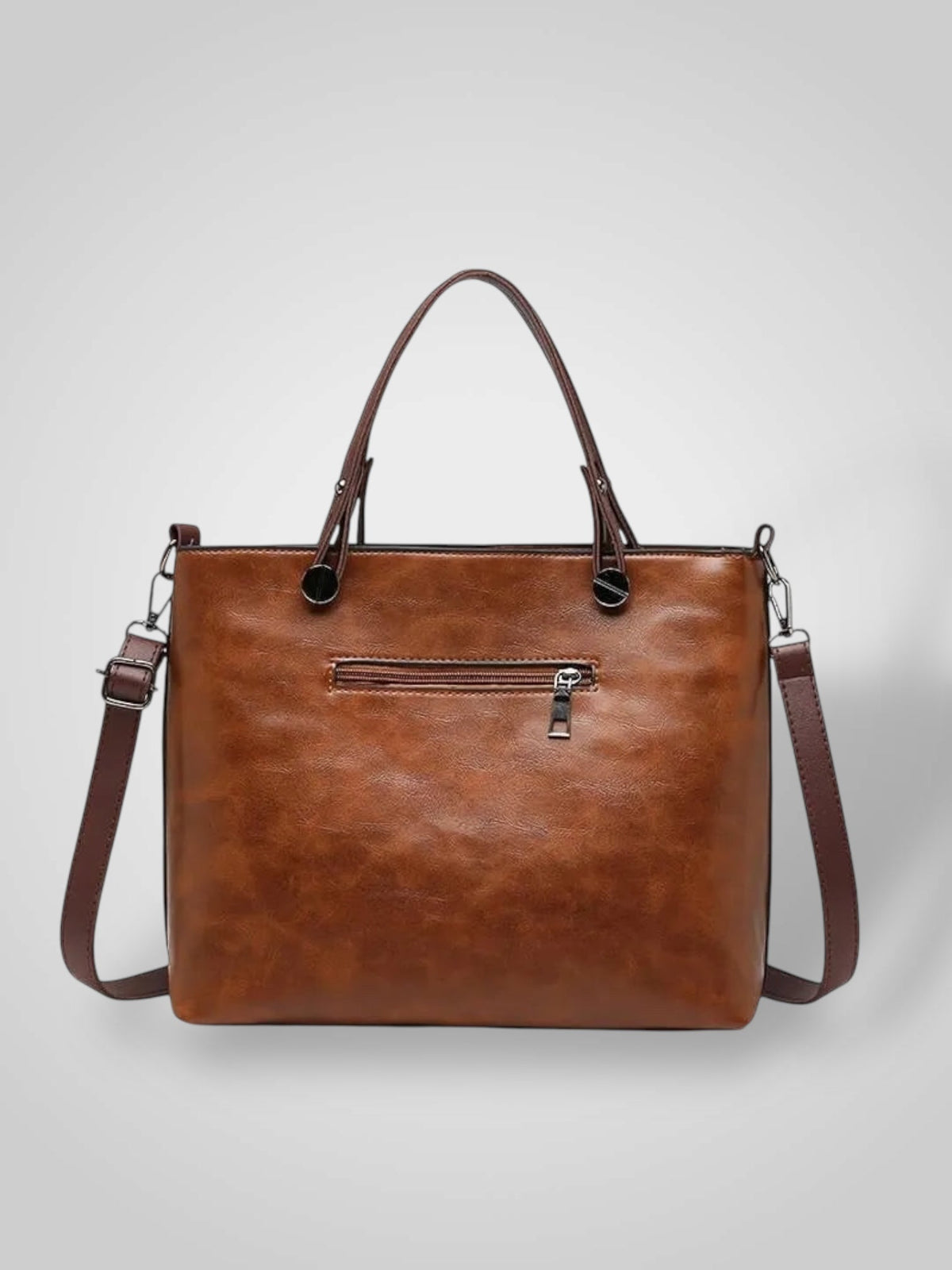 Costantina borsa a spalla donna con tasche frontali e tracolla staccabile, foto 4