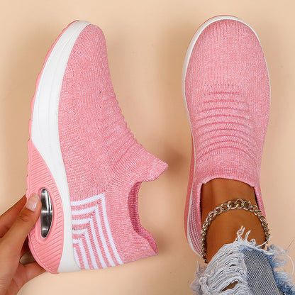 Dilva sneakers donna a calzino in tessuto a rete, foto 3