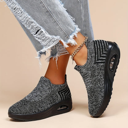 Dilva sneakers donna a calzino in tessuto a rete, foto 6