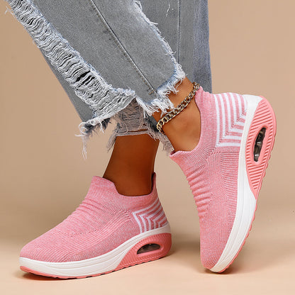 Dilva sneakers donna a calzino in tessuto a rete, foto 7