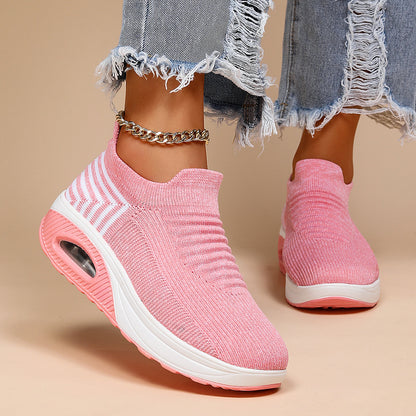 Dilva sneakers donna a calzino in tessuto a rete, foto 8