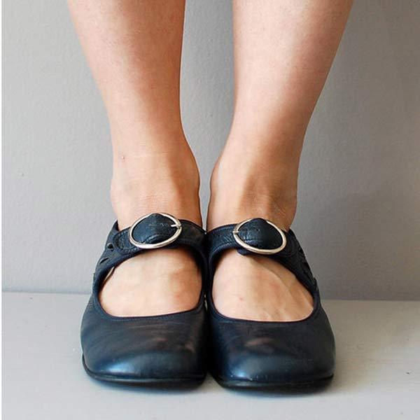 Dina scarpe mary jane donna con tacco basso a blocco e fibbia, foto 8