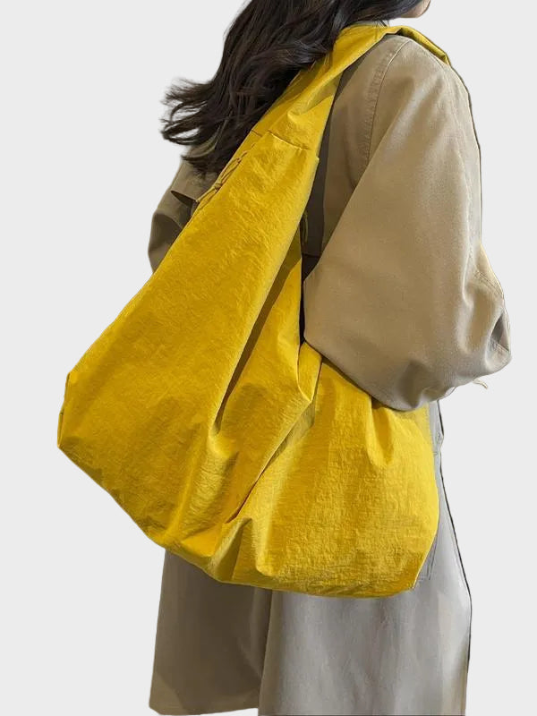 Domitilla borsa a spalla donna a sacca con linea drappeggiata, foto 1