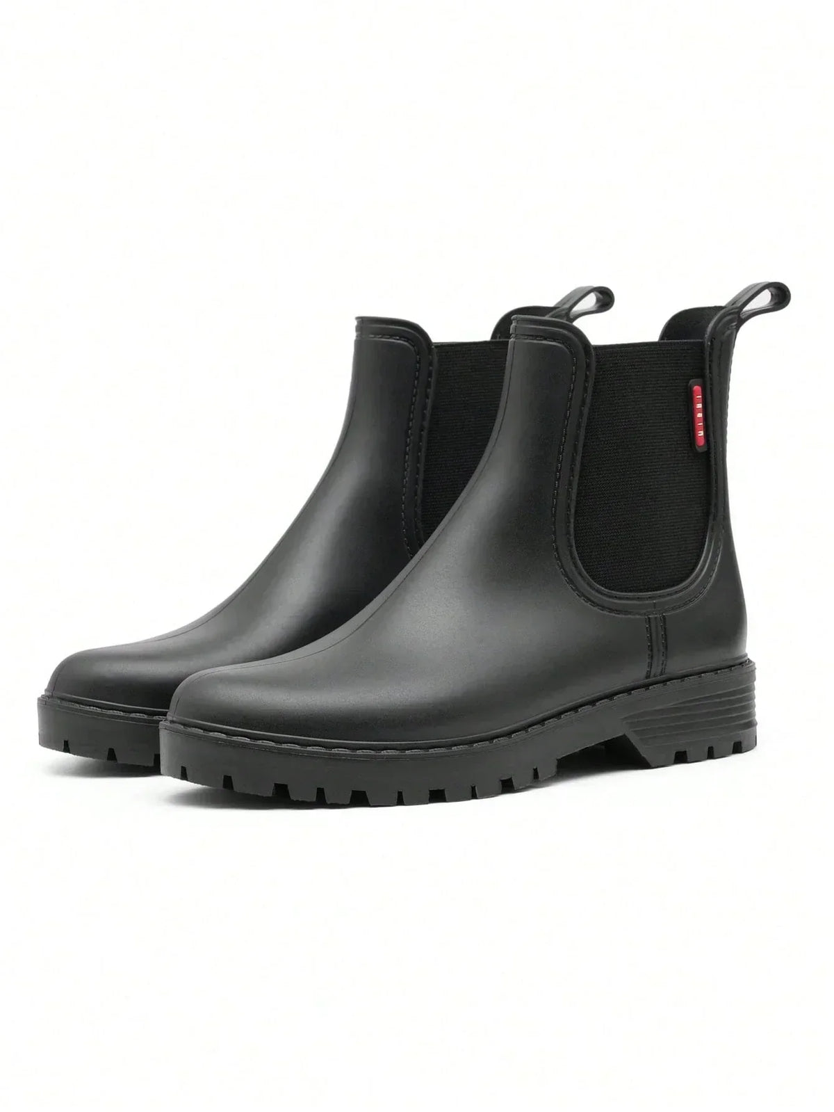 Domizzia chelsea boots donna con elastici laterali e suola carrarmato, foto 1