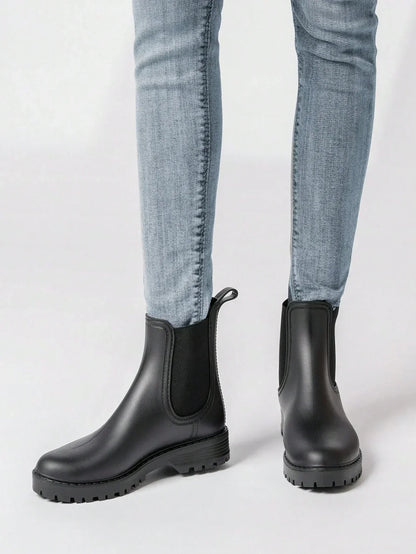 Domizzia chelsea boots donna con elastici laterali e suola carrarmato, foto 9