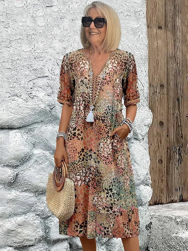 Fabrizia | Abito midi con tasche