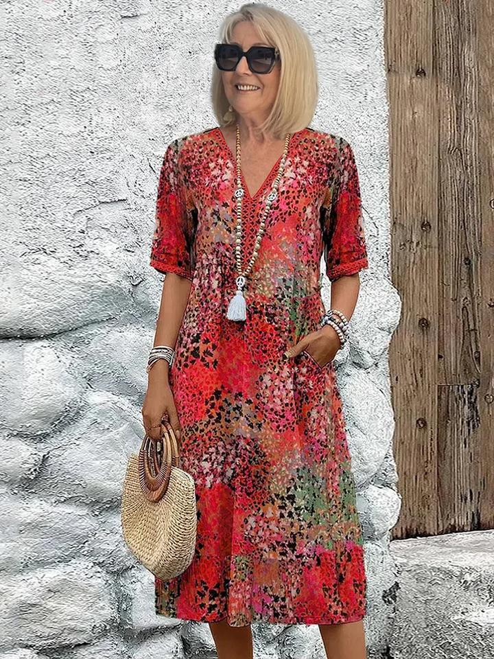 Fabrizia | Abito midi con tasche