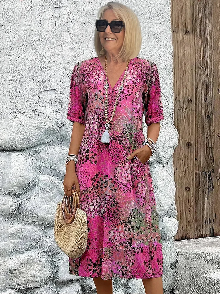 Fabrizia | Abito midi con tasche