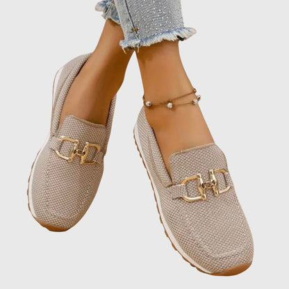 Elda mocassini donna con morsetto metallico e suola sportiva, foto 2