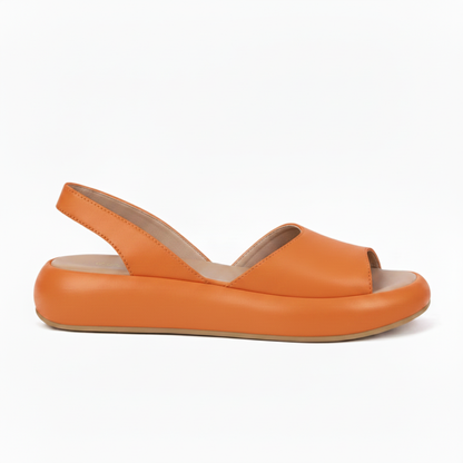 Elisabetta sandali donna con plateau arrotondato e cinturino elastico, foto 1