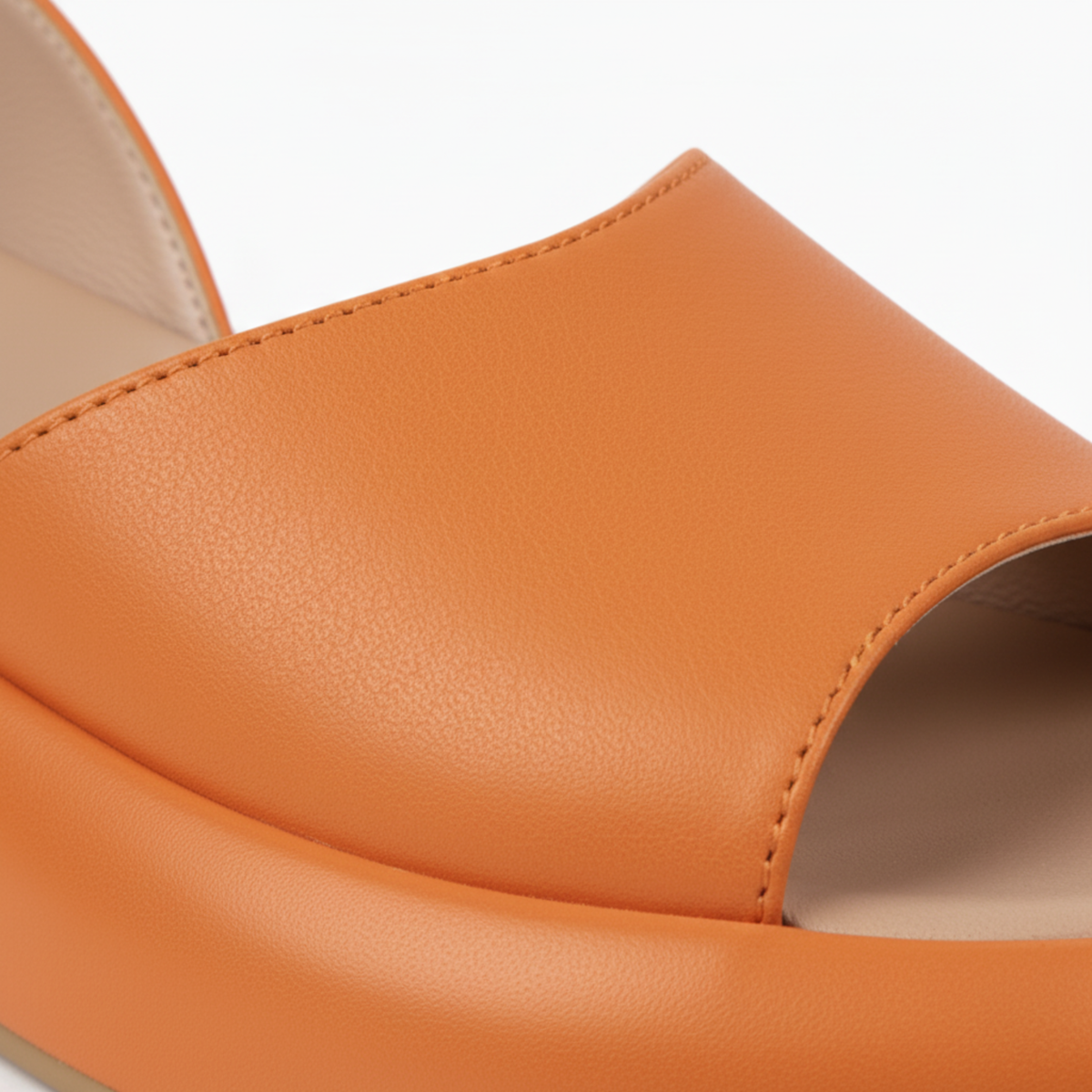 Elisabetta sandali donna con plateau arrotondato e cinturino elastico, foto 10